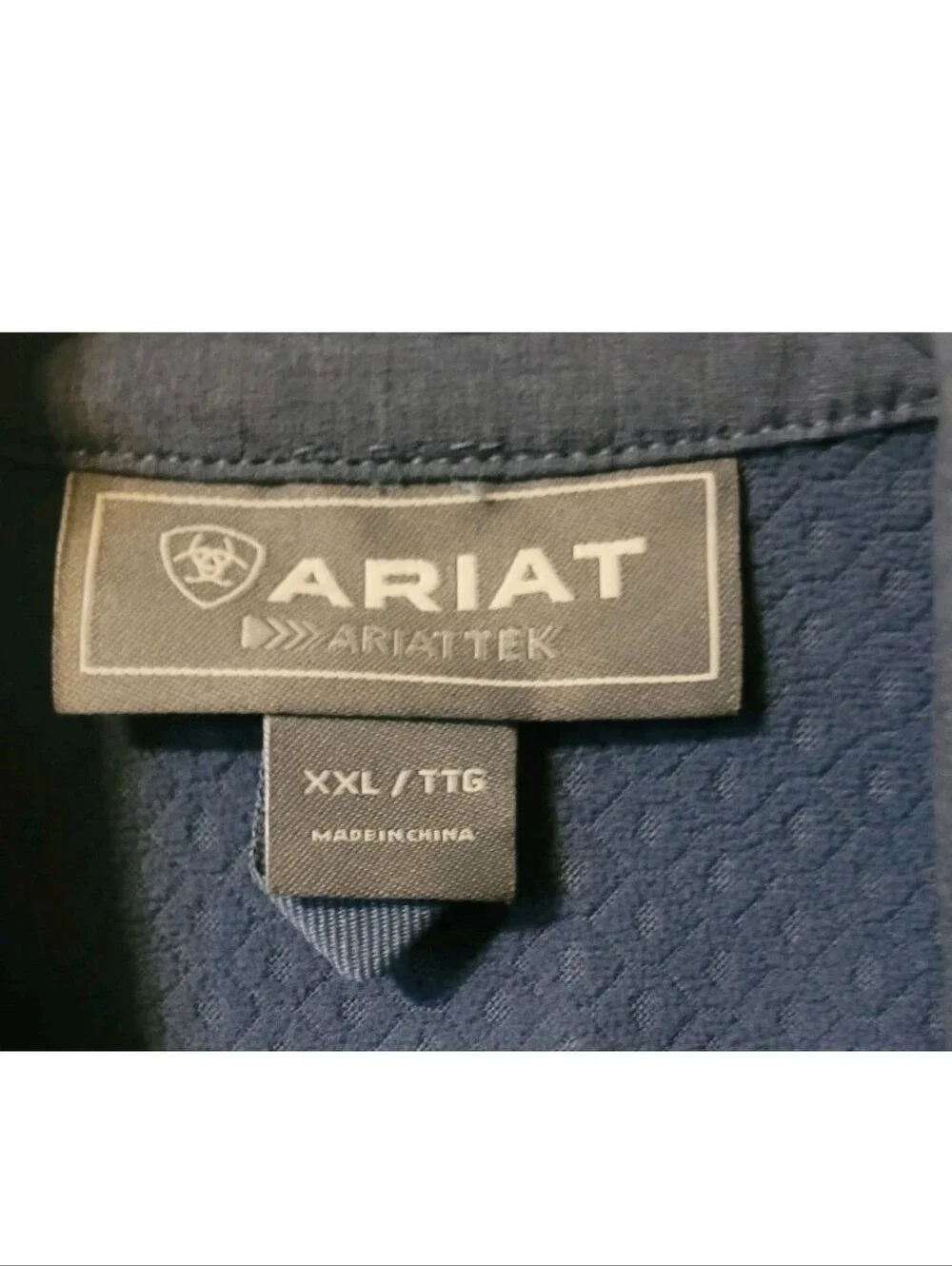 ARIAT Tek Blue Softshell Vest XX-Large Western Core Cowboy Work Casual Rancher